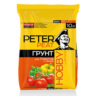 Грунт для Томатов и Перцев "Peter Peat" Линия Хобби 10 л